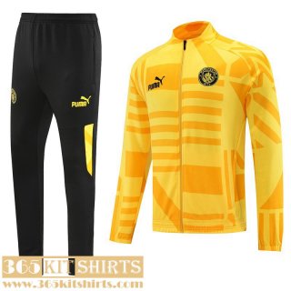 Jacket Manchester City yellow Mens 2022 2023 JK581