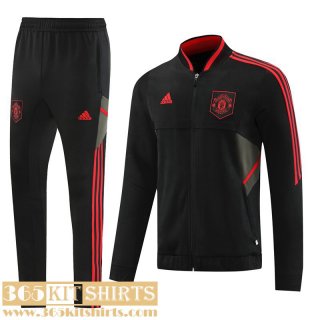 Jacket Manchester United black Mens 2022 2023 JK593