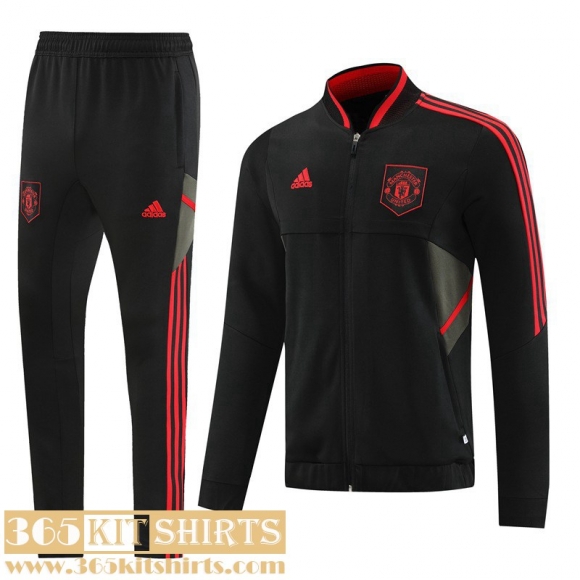 Jacket Manchester United black Mens 2022 2023 JK593