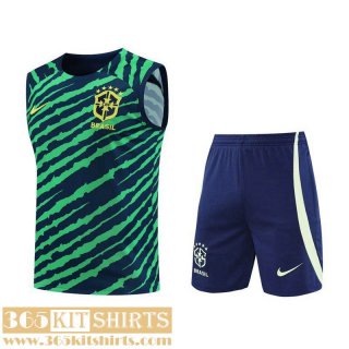 Training Sleeveless Brazil green Mens 2022 2023 TG609