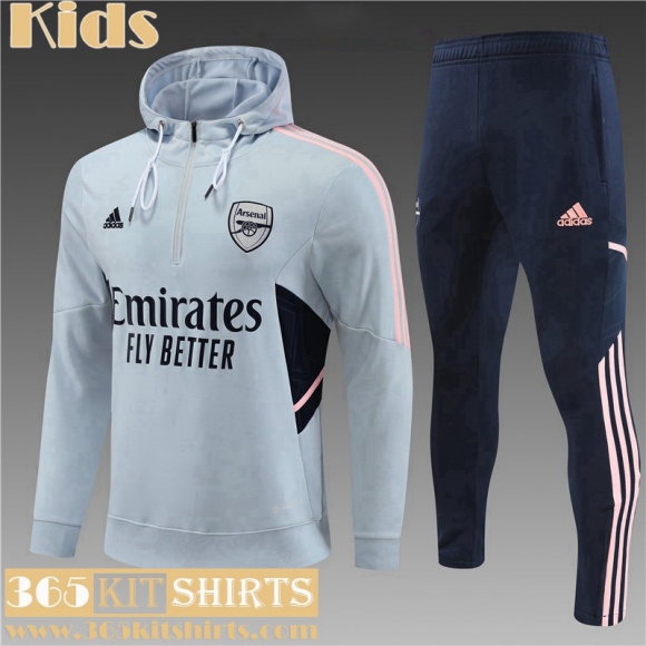 Hoodie Arsenal grey Enfant 2022 2023 TK490