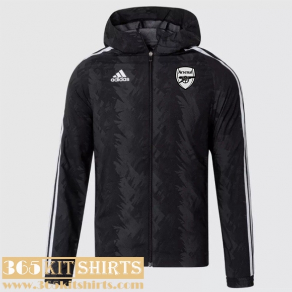 Windbreaker Arsenal black Mens 2022 2023 WK235