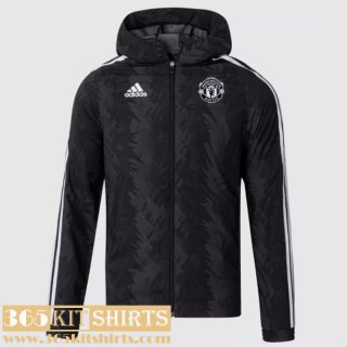 Windbreaker Manchester United black Mens 2022 2023 WK240