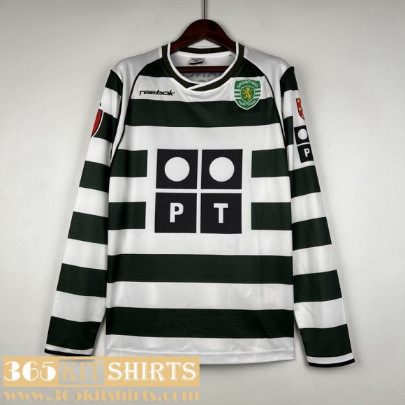 Retro Football Shirts Sporting Lisbon Home Mens 01-03 FG314