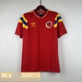 Retro Football Shirts Colombia Away Mens 1990 FG351