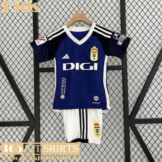 Football Shirts Oviedo Home Kids 2023 2024