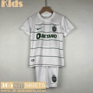 Football Shirts Sporting Lisbon Away Kids 2023 2024