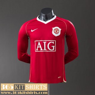 Retro Football Shirts Manchester United Home Mens Long Sleeve 06 07 FG1027 Retro Football Shirts Manchester United Home Mens Long Sleeve 06 07 FG1027