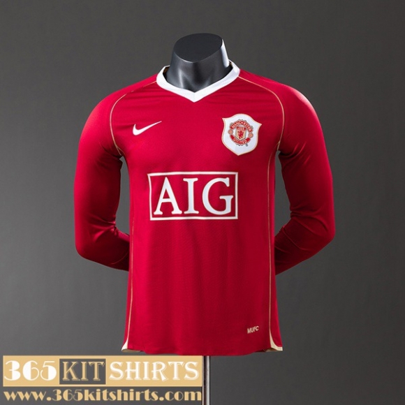 Retro Football Shirts Manchester United Home Mens Long Sleeve 06 07 FG1027 Retro Football Shirts Manchester United Home Mens Long Sleeve 06 07 FG1027