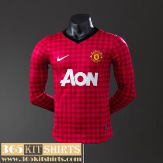 Retro Football Shirts Manchester United Home Mens Long Sleeve 12 13 FG1030 Retro Football Shirts Manchester United Home Mens Long Sleeve 12 13 FG1030