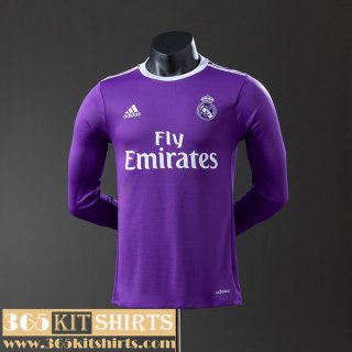 Retro Football Shirts Real Madrid Away Mens Long Sleeve 16 17 FG1034 Retro Football Shirts Real Madrid Away Mens Long Sleeve 16 17 FG1034