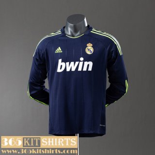 Retro Football Shirts Real Madrid Away Mens Long Sleeve 12 13 FG1035