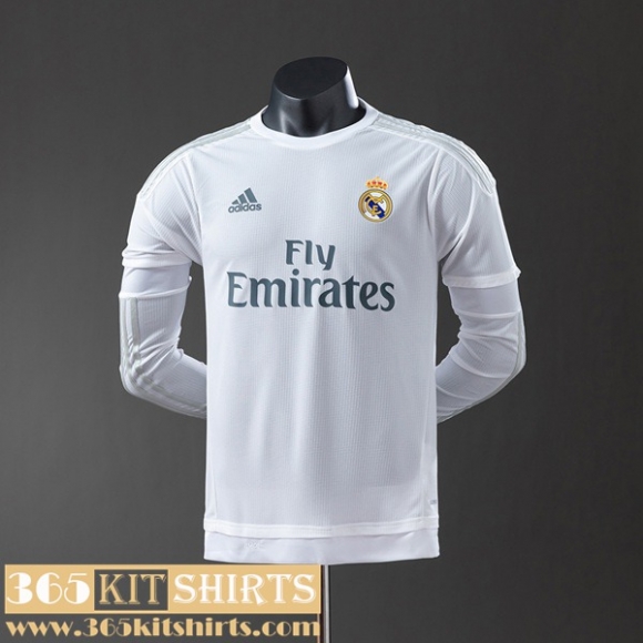 Retro Football Shirts Real Madrid Home Mens Long Sleeve 15 16 FG1036 Retro Football Shirts Real Madrid Home Mens Long Sleeve 15 16 FG1036