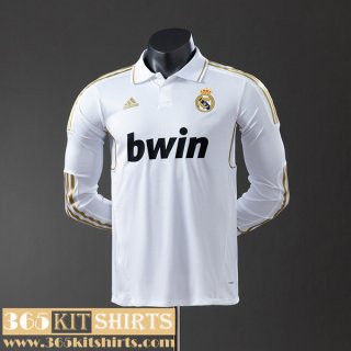 Retro Football Shirts Real Madrid Home Mens Long Sleeve 11 12 FG1041