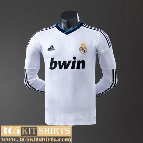 Retro Football Shirts Real Madrid Home Mens Long Sleeve 12 13 FG1042 Retro Football Shirts Real Madrid Home Mens Long Sleeve 12 13 FG1042