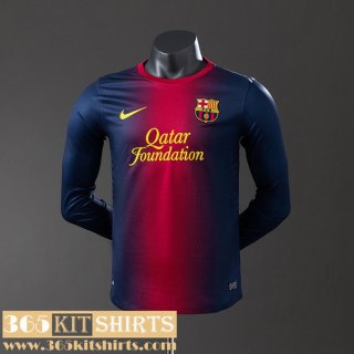 Retro Football Shirts Barcelona Home Mens Long Sleeve 12 13 FG1047