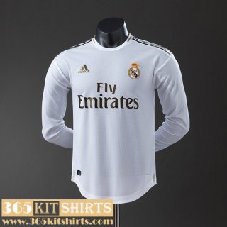 Retro Football Shirts Real Madrid Home Mens Long Sleeve 19 20 FG1048 Retro Football Shirts Real Madrid Home Mens Long Sleeve 19 20 FG1048