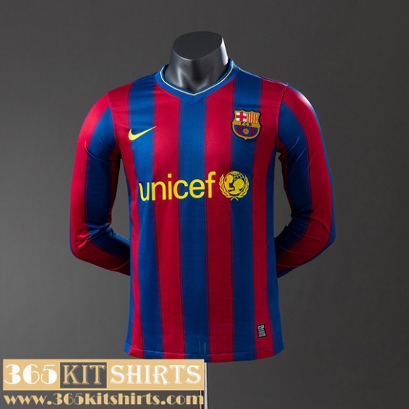 Retro Football Shirts Barcelona Home Mens Long Sleeve 09 10 FG1049 Retro Football Shirts Barcelona Home Mens Long Sleeve 09 10 FG1049