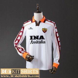 Retro Football Shirts Roma Away Mens Long Sleeve 98 99 FG1067 Retro Football Shirts Roma Away Mens Long Sleeve 98 99 FG1067