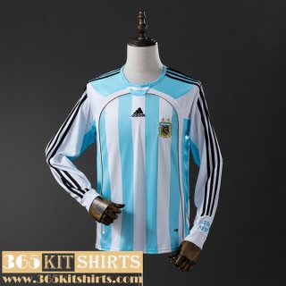 Retro Football Shirts Argentina Home Mens Long Sleeve 2006 FG1142 Retro Football Shirts Argentina Home Mens Long Sleeve 2006 FG1142