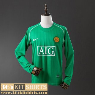 Retro Football Shirts Manchester United Goalkeepers Mens Long Sleeve 07 08 FG1148