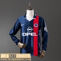 Retro Football Shirts PSG Home Mens Long Sleeve 01 02 FG1155
