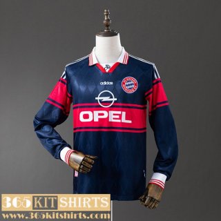 Retro Football Shirts Bayern Munich Home Mens Long Sleeve 97 98 FG1156 Retro Football Shirts Bayern Munich Home Mens Long Sleeve 97 98 FG1156