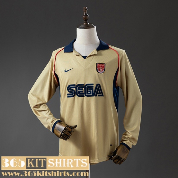 Retro Football Shirts Arsenal Away Mens Long Sleeve 01 02 FG1181 Retro Football Shirts Arsenal Away Mens Long Sleeve 01 02 FG1181