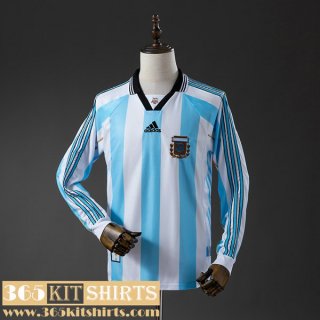 Retro Football Shirts Argentina Home Mens Long Sleeve 1998 FG1186 Retro Football Shirts Argentina Home Mens Long Sleeve 1998 FG1186