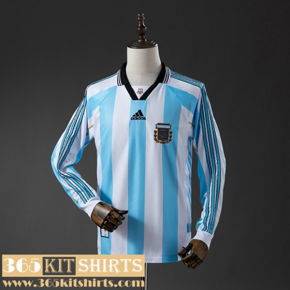 Retro Football Shirts Argentina Home Mens Long Sleeve 1998 FG1186 Retro Football Shirts Argentina Home Mens Long Sleeve 1998 FG1186