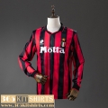 Retro Football Shirts AC Milan Home Mens Long Sleeve 93 94 FG1189 Retro Football Shirts AC Milan Home Mens Long Sleeve 93 94 FG1189