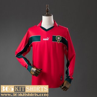 Retro Football Shirts Morocco Away Mens Long Sleeve 1998 FG1191 Retro Football Shirts Morocco Away Mens Long Sleeve 1998 FG1191