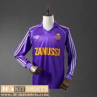 Retro Football Shirts Real Madrid Away Mens Long Sleeve 84 85 FG1221 Retro Football Shirts Real Madrid Away Mens Long Sleeve 84 85 FG1221
