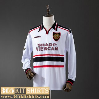 Retro Football Shirts Manchester United Away Mens Long Sleeve 1998 99 FG848 Retro Football Shirts Manchester United Away Mens Long Sleeve 1998 99 FG848