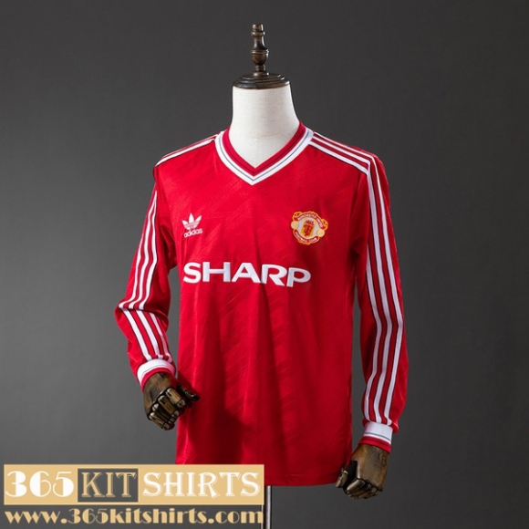 Retro Football Shirts Manchester United Away Mens Long Sleeve 1986 88 FG849 Retro Football Shirts Manchester United Away Mens Long Sleeve 1986 88 FG849