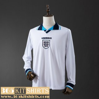 Retro Football Shirts England Home Mens Long Sleeve 1996 FG854