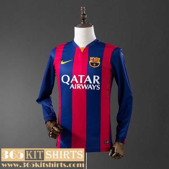 Retro Football Shirts Barcelona Home Mens Long Sleeve 2014 15 FG863 Retro Football Shirts Barcelona Home Mens Long Sleeve 2014 15 FG863