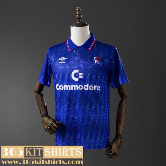 Retro Football Shirts Chelsea Home Mens 89 91 FG919 Retro Football Shirts Chelsea Home Mens 89 91 FG919