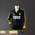 Retro Football Shirts Real Madrid Away Mens Long Sleeve 98 00 FG949 Retro Football Shirts Real Madrid Away Mens Long Sleeve 98 00 FG949