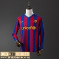 Retro Football Shirts Barcelona Home Mens Long Sleeve 09 10 FG955