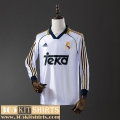 Retro Football Shirts Real Madrid Home Mens Long Sleeve 98 00 FG963 Retro Football Shirts Real Madrid Home Mens Long Sleeve 98 00 FG963