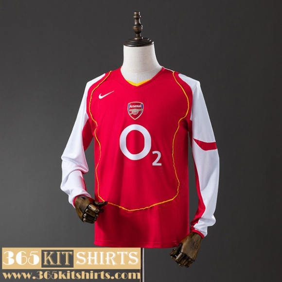 Retro Football Shirts Arsenal Home Mens Long Sleeve 04 05 FG966 Retro Football Shirts Arsenal Home Mens Long Sleeve 04 05 FG966
