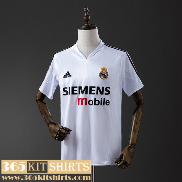 Retro Football Shirts Real Madrid Home Mens 04 05 FG977 Retro Football Shirts Real Madrid Home Mens 04 05 FG977