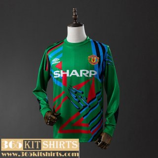 Retro Football Shirts Manchester United Goalkeepers Mens Long Sleeve 92 94 FG979