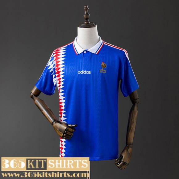 Retro Football Shirts France Home Mens 1994 FG986 Retro Football Shirts France Home Mens 1994 FG986