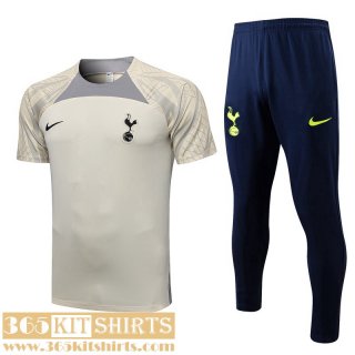 Training T Shirt Tottenham Hotspur light yellow Mens 2022 2023 TG634