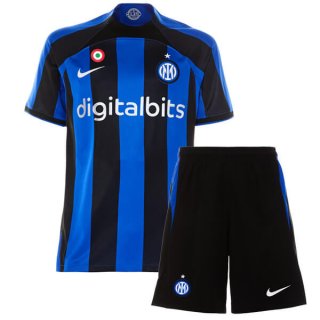 Football Shirt Inter Milan Home Kids 2021 2022