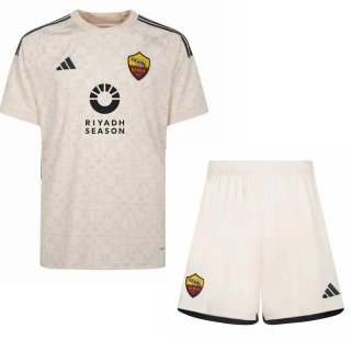Football Shirts AS Roma Away Kids 2023 2024