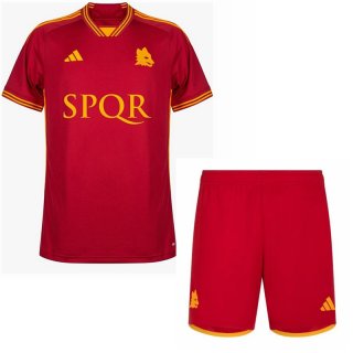 SPQR Football Shirts Roma Home Kids 2023 2024