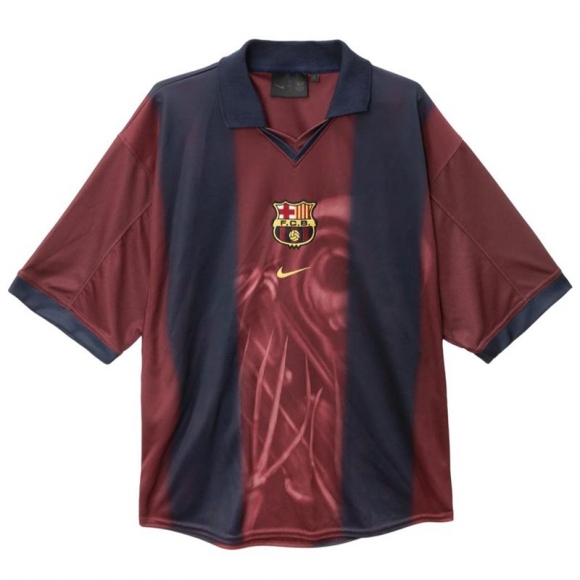 Football Shirts Barcelona Mens 2000-2001 Home travis scott